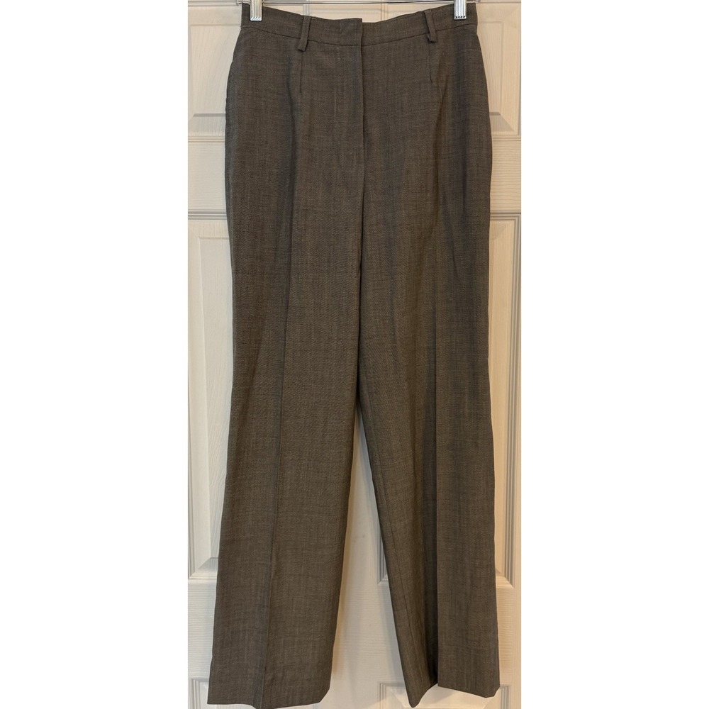 MaxMara Gray Wide-Leg Dress Pants